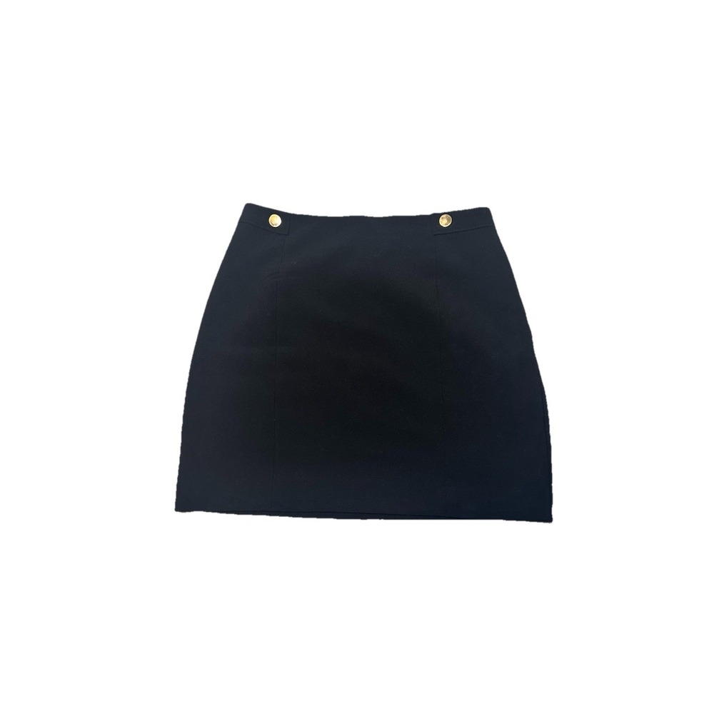 H&M Black Mini Skirt Women's Size US 4 Small Y2K Office, Siren Preppy